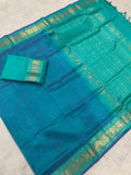 KSC - Double shaded Lavender Blue with Sea Blue Lakshadeepam