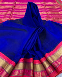 KSC - M.S Blue/Peachy Pink Korvai