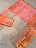 KSC - Double shaded Kumaran with Peach Korvai