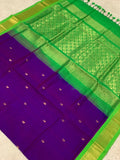 KSC - Violetish Majentha/Green Korvai