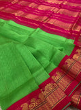 KSC - Parrot Green/ Hot Pink Korvai