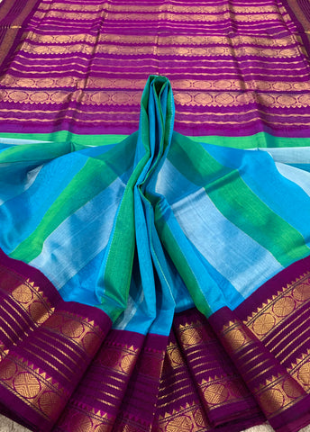 KSC - Rama Green/Blue/Sky Blue with Vadamalli