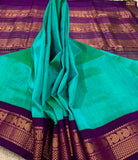 KSC - Double shaded Sea Green / Vadamalli Korvai