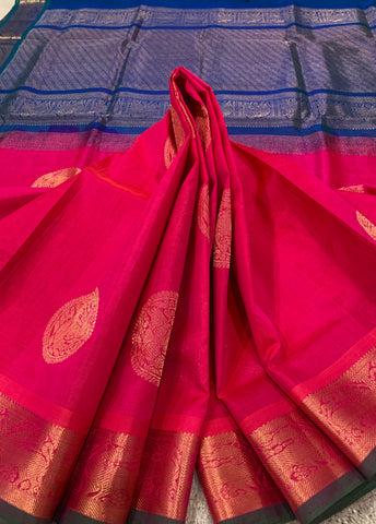 KSC - Pattu Rose with Blue