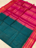 KSC - Double shaded Rama Green/Pink Kottadi