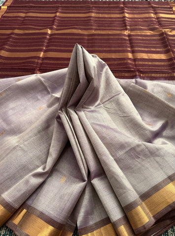 KSC - Double shaded Mauve with Brown