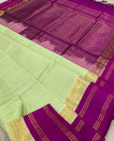 KSC - Pastel Green with Vadamalli Kattam Korvai