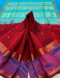 KSC - Double shaded Brick Red/Teal Blue