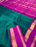 KSC - Double shaded Emerald Green with Magenta