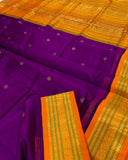 KSC - Purplish Magenta/Orangish Yellow Korvai