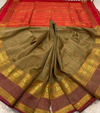 KSC -  Sage Brown with Chilli Red Veldaari Kalakshethra