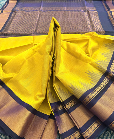 KSC - Double shaded Sampanga Yellow with Dark Navy Blue