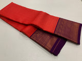 KSS - Coral Orange/Wine Korvai