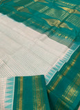 KSC - Venn Pattu with Rama Green Kattam