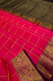 KSC - Double shaded Mittai Pink with Black Kattam