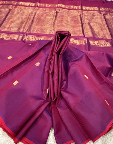 KSC - Double shaded Garnet Maroon borderless