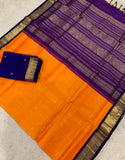 KSC - Mango Yellow/Blue Korvai