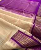 KSC - Double shaded Golden Beige with Vadamalli Kattam Korvai