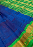 KSC - Peacock Blue/Parrot Green Vaira oosi Korvai