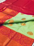 KSS - Double shaded Mint Green/Pink korvai