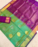 KSC - Double shaded Sea Green with Magenta