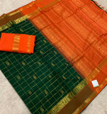 KSC -Emerald Green with Orange Kattam