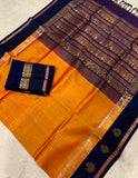 KSC - Double shaded Rustic Orange/Midnight Blue Korvai Kottadi