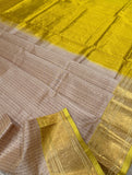 KSC - Golden Beige with Canary Yellow Lakshadeepam