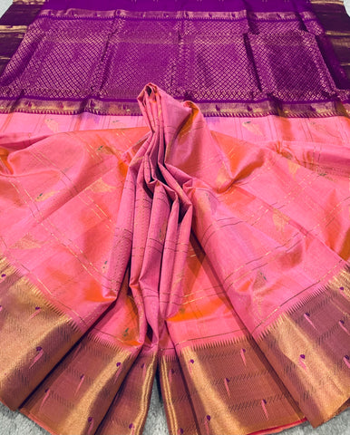 KSC - Blush Pink with Vadamalli Paithani