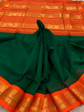 KSC - Emerald Green with Carrot Orange
