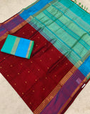 KSC - Double shaded Brick Red/Teal Blue