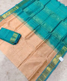 KSC - Double shaded Golden Beige with Teal Green