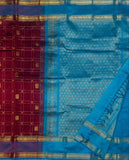 KSC - Wineish Maroon/Teal Kattam