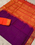 KSC - Double shaded Vadamalli with Carrot Orange Kattam