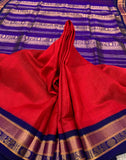KSC - Chilli Red/Violet Vaira Oosi Korvai