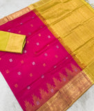 KSC - Rani Pink/Mustard Yellow Korvai