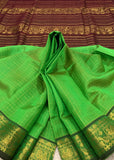 KSC - Leaf Green/Coffee Brown Kottadhi