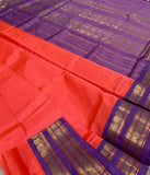 KSC - Coral Peach/Lavender Korvai