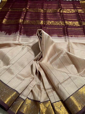 KSC - Ivory/Maroonish Brown