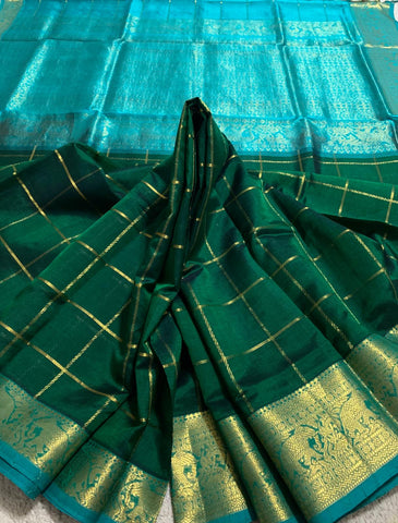 KSC - Green with Turquoise Kattam