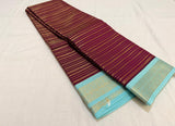 KSS - Maroonish Brown/Turquoise Korvai