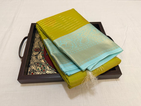 KSS - Lime Green/Turquoise Korvai