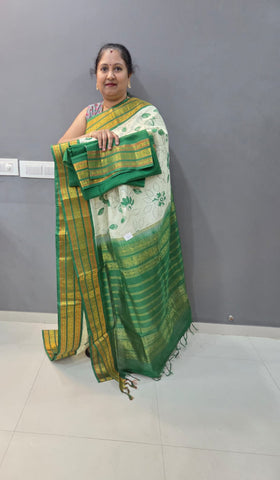 KSC - White/Green Prints