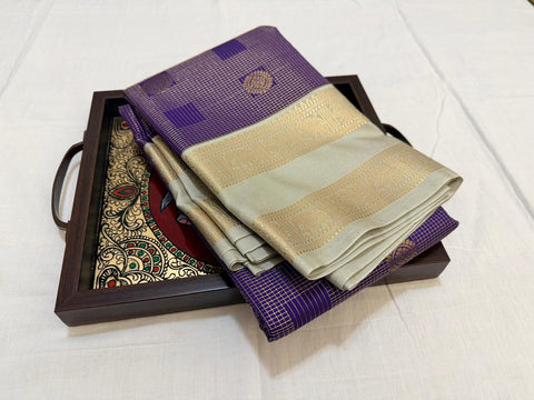 KSS - Violet/Cement Grey Korvai