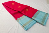 KSS - Red/Sky Blue Korvai