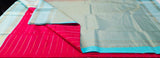 KSS - Tomato Pink/Blue Veldari Korvai