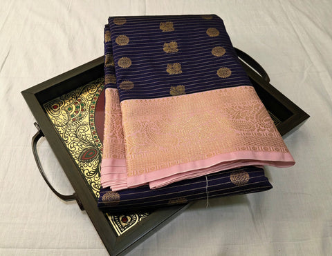 KSS - Dark Violet/Pink Korvai