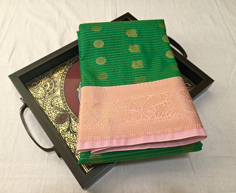 KSS - Parrot Green/Pink Korvai