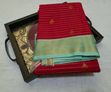 KSS - Chilli Red/Icey Green Veldari Korvai