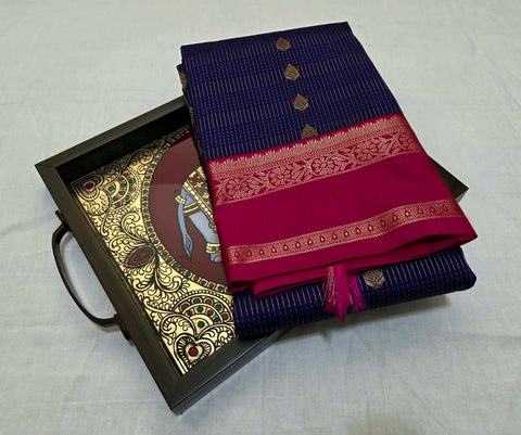 KSS - Dark Violet/Pink Korvai